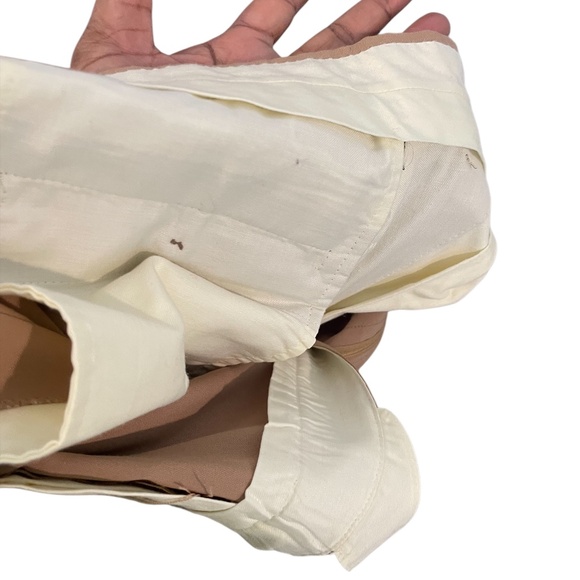 Vintage Rogers Peet Men's 100% Texturized Polyester Tailored Tan Suit Set, NEW - Picture 10 of 16